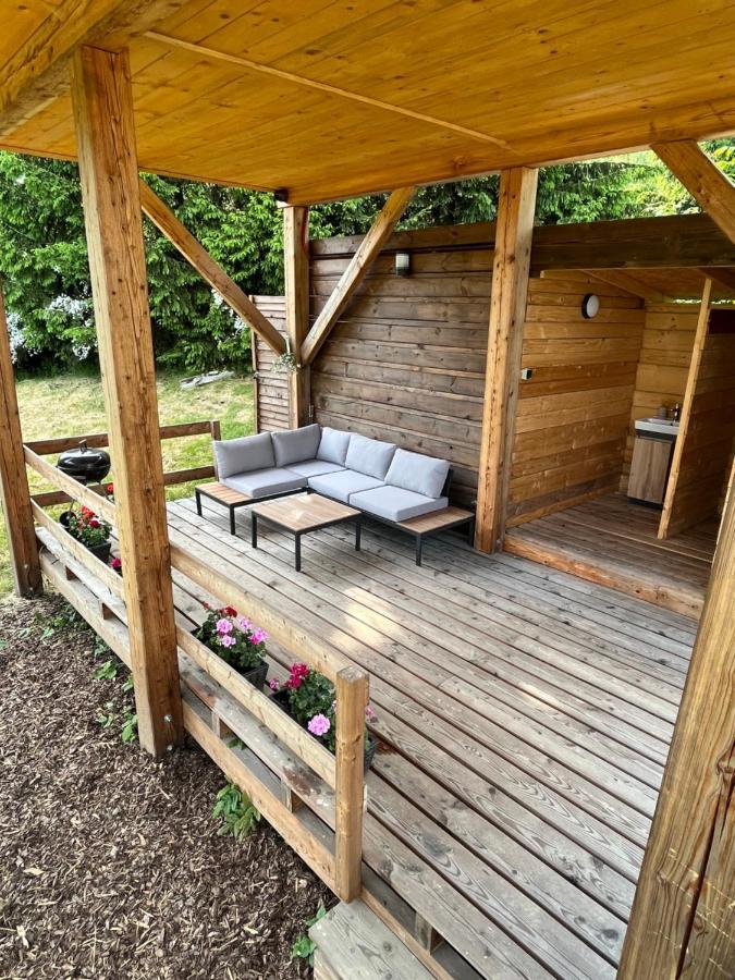 Вилла Tiny House Nad Ceskym Rajem Vselibice Экстерьер фото